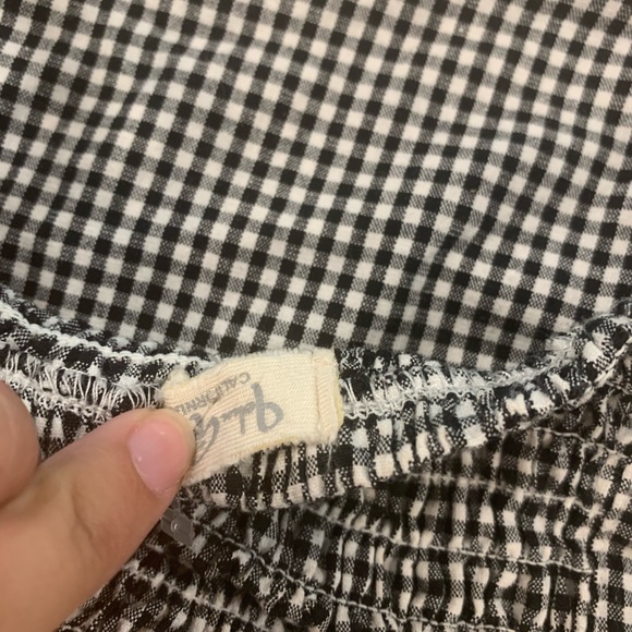 Gingham print crop tank - Picture 4 of 4